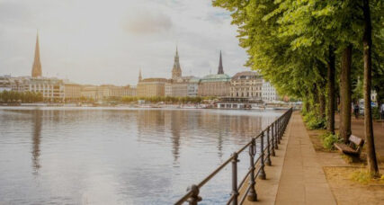 Inmitten von Hamburg - die Binnenalster