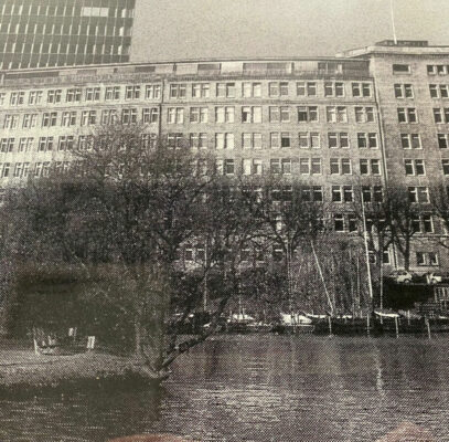 Frontansicht des alten Alsterufer Objektes Frontansicht des alten Alsterufer Objektes