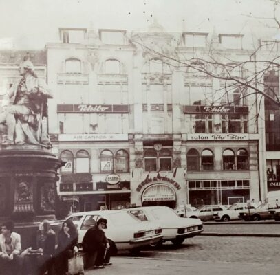 Frontansicht der Giradethöfe Frontansicht der Giradethöfe