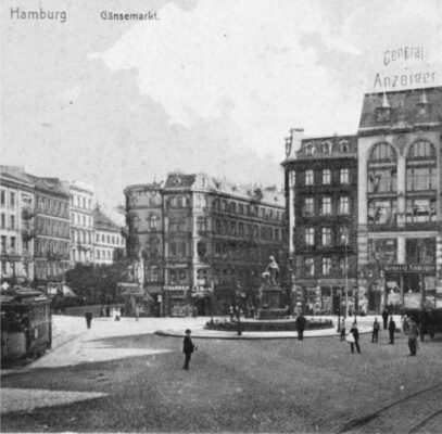 Gänsemarkt 19. Jahrhundert Gänsemarkt 19. Jahrhundert