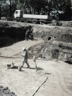 Bauarbeiten des Umbaus Bauarbeiten des Umbaus